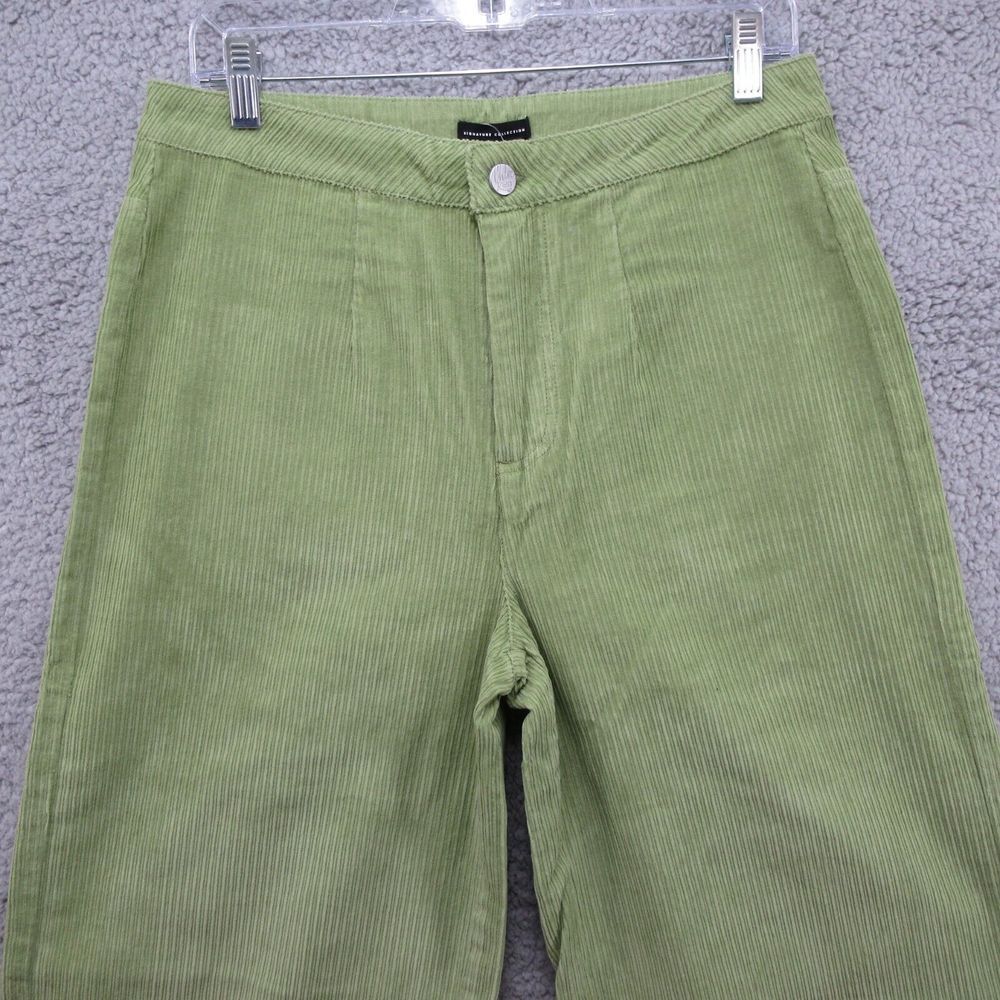 Roxy Green Cropped Ankle Pants Relaxed Fit